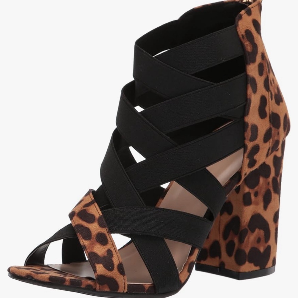 YOKI-FRIDAY-55 Women's Comfort High Heel Pump, Block Heel, Back Zipper, Open Toe